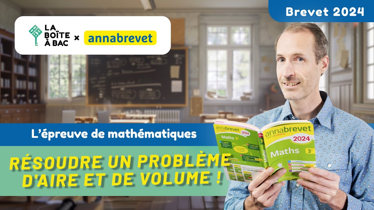 Brevet de maths : aires et volumes, la méthode sur un problème