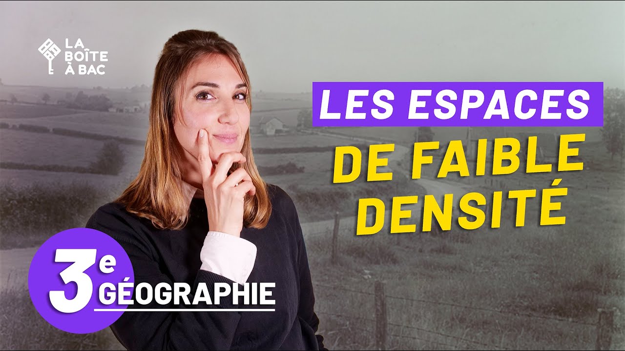 Les espaces de faible densité et leurs atouts (3e, brevet)