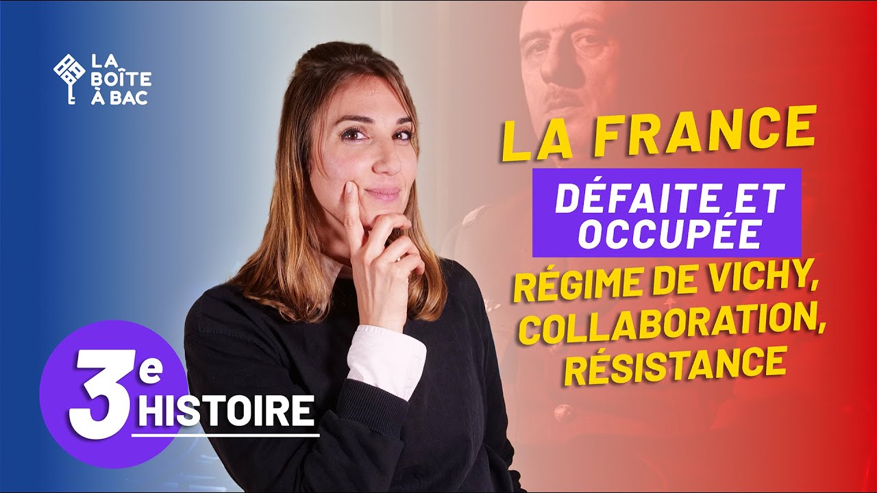 La France défaite et occupée : Vichy, collaboration, Résistance (3e, brevet)