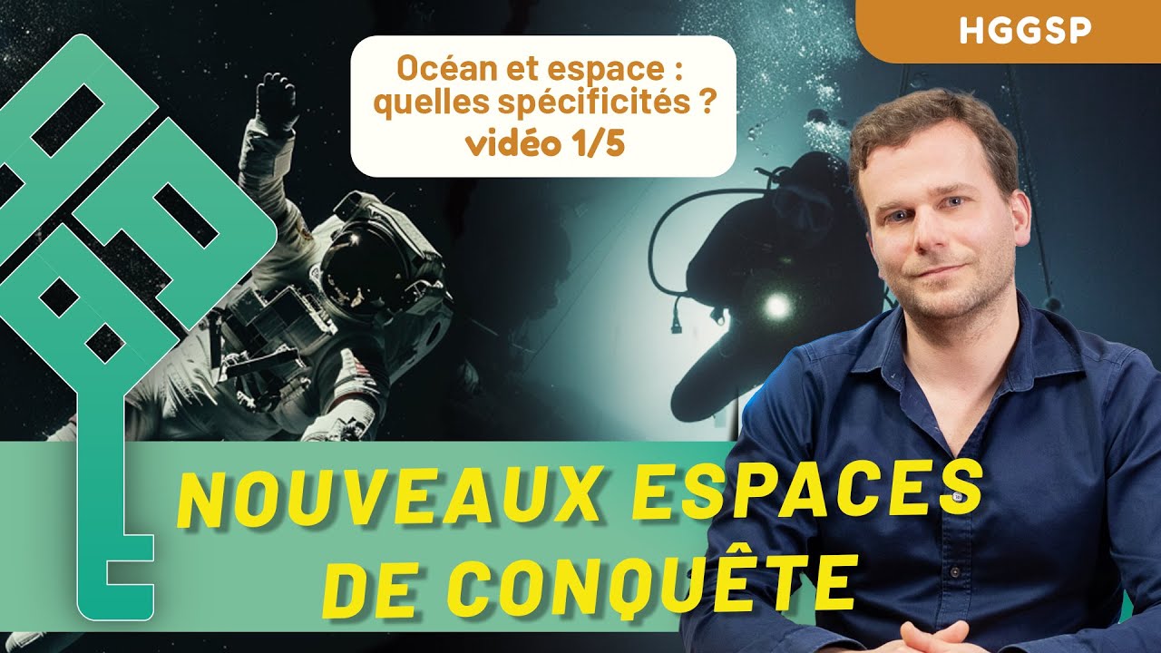 Océan et espace, de nouveaux espaces de conquête : introduction et course à l’espace (HGGSP Terminale, thème 1)